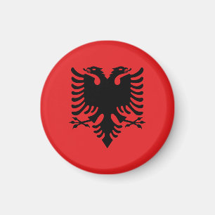 Flagge Albaniens Magnet