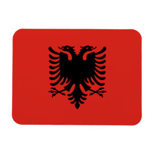 Flagge Albaniens Magnet