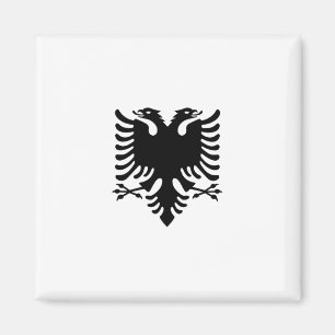 Flagge Albaniens Magnet
