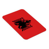 Flagge Albaniens Magnet (Rechte Seite)