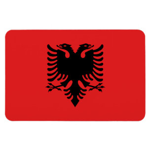 Flagge Albaniens Magnet