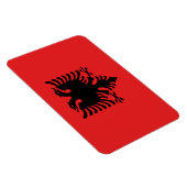 Flagge Albaniens Magnet (Rechte Seite)