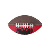 Flagge Albaniens Mini Football (Vorderseite)