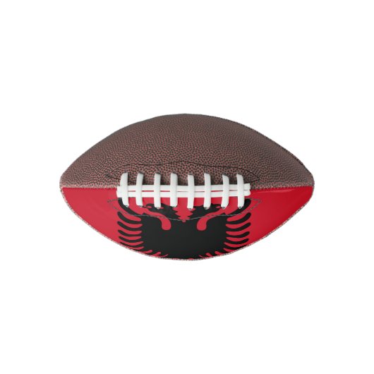 Flagge Albaniens Mini Football (Vorderseite)