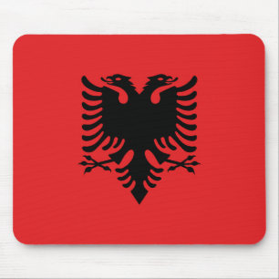 Flagge Albaniens Mousepad