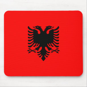 Flagge Albaniens Mousepad