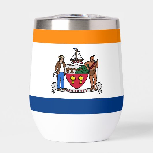 Flagge Albaniens, New York (Vorderseite)