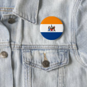 Flagge Albaniens, New York Button (Beispiel)