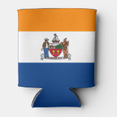 Flagge Albaniens, New York Dosenkühler (Vorderseite)