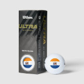 Flagge Albaniens, New York Golfball (Verpackungen)