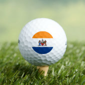 Flagge Albaniens, New York Golfball (Insitu T-Shirt)