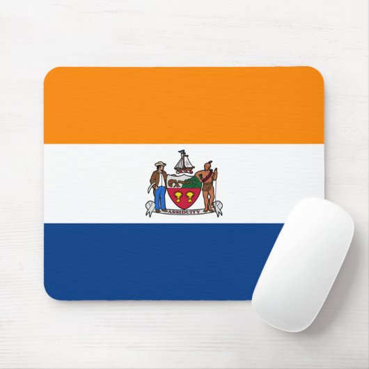Flagge Albaniens, New York Mousepad (Mit Mouse)