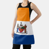 Flagge Albaniens, New York Schürze (InSitu)