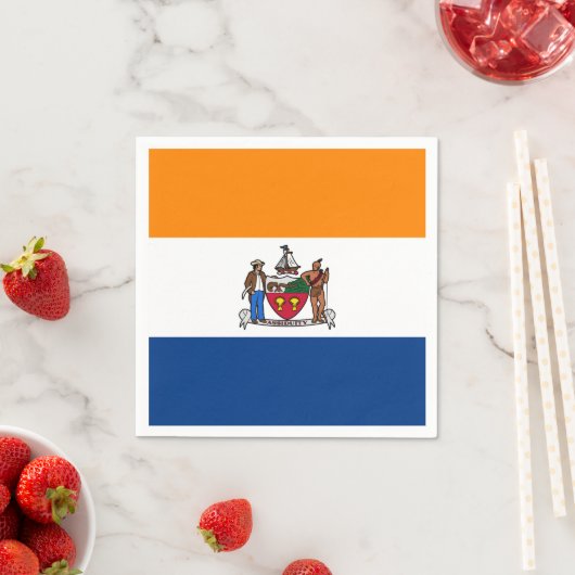 Flagge Albaniens, New York Serviette (Beispiel)