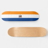 Flagge Albaniens (New York) Skateboard (Horizontal)