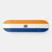 Flagge Albaniens (New York) Skateboard (Horizontal)