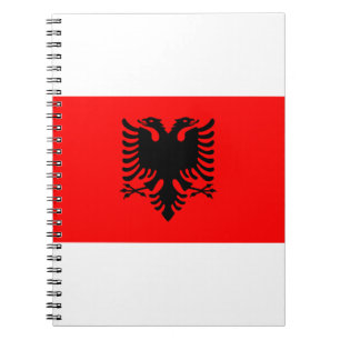 Flagge Albaniens Notizblock