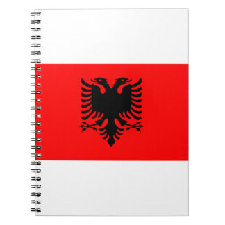 Flagge Albaniens Notizblock