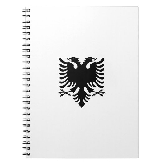Flagge Albaniens Notizblock (Vorderseite)