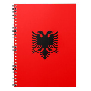 Flagge Albaniens Notizblock