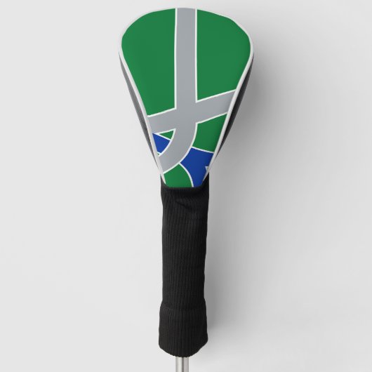 Flagge Albaniens, Oregon Golf Headcover (Vorderseite)