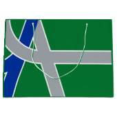 Flagge Albaniens, Oregon Große Geschenktüte (Vorderseite)