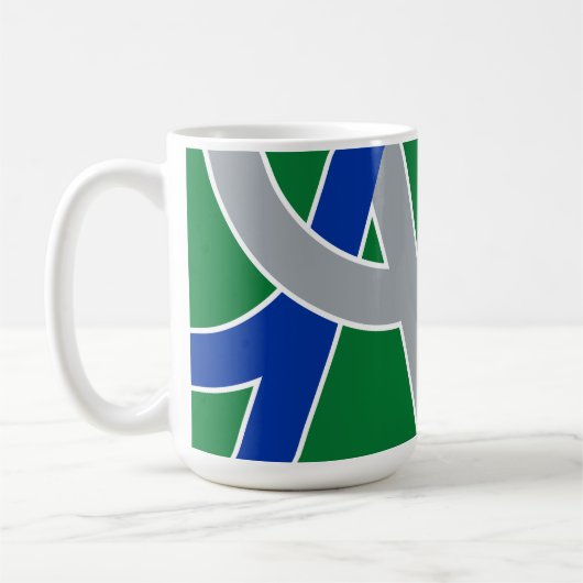 Flagge Albaniens, Oregon Kaffeetasse (Links)