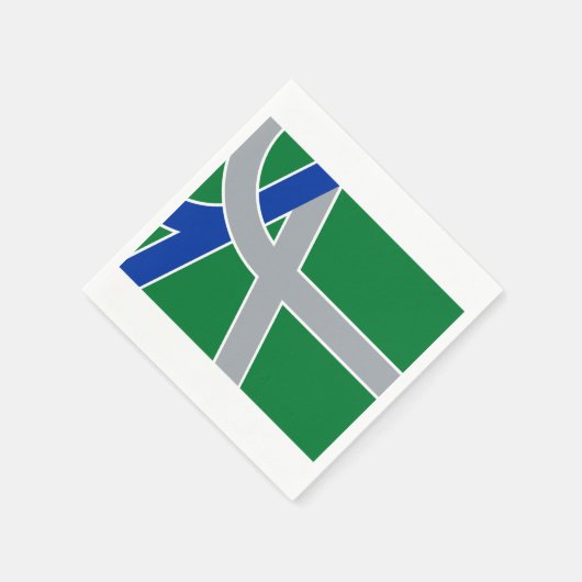 Flagge Albaniens, Oregon Serviette (Ecke)