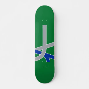 Flagge Albaniens, Oregon Skateboard
