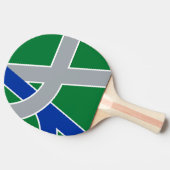 Flagge Albaniens, Oregon Tischtennis Schläger (Seitenansicht)