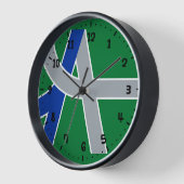 Flagge Albaniens, Oregon Uhr (Winkel)