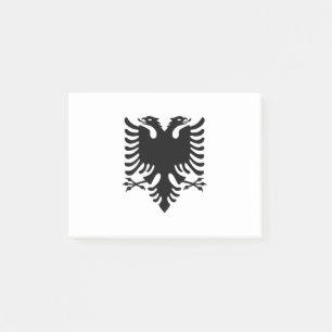 Flagge Albaniens Post-it Klebezettel
