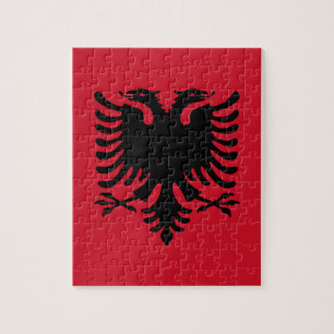 Flagge Albaniens Puzzle
