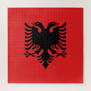 Flagge Albaniens Puzzle
