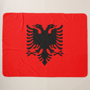 Flagge Albaniens Sherpadecke