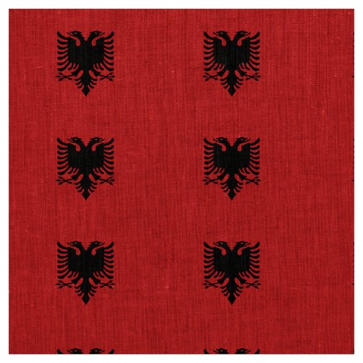 Flagge Albaniens Stoff (Muster)