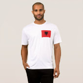 Flagge Albaniens T-Shirt (Vorne ganz)