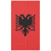 Flagge Albaniens Tischdecke (Vorderseite)