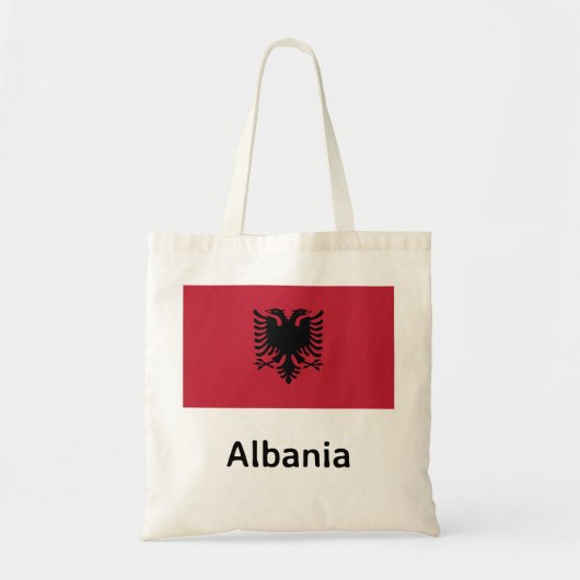 Flagge Albaniens Tragetasche (Vorne)