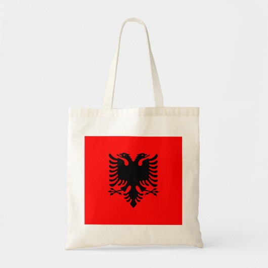 Flagge Albaniens Tragetasche (Vorne)
