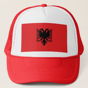 Flagge Albaniens Truckerkappe