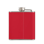 Flagge Albaniens Vinyl Wrapped Flask Flachmann (Rückseite)