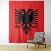 Flagge Albaniens Wandteppich (Beispiel)