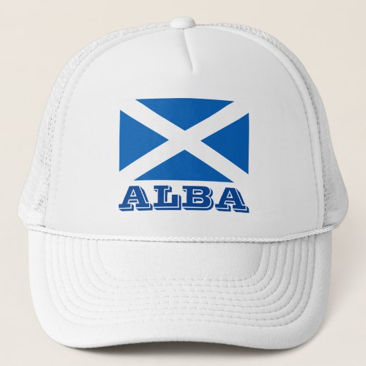 Flagge Albas Truckerkappe (Vorderseite)