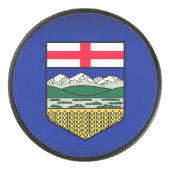 Flagge Alberta - KANADA Eishockey Puck (Vorderseite)