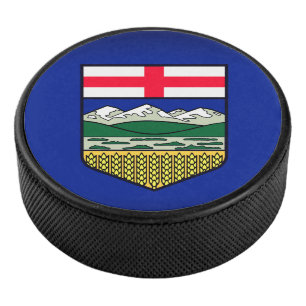 Flagge Alberta - KANADA Eishockey Puck