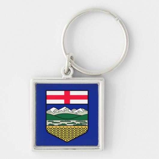 Flagge Alberta - KANADA Schlüsselanhänger (Vorne)