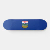 Flagge Alberta - KANADA Skateboard (Horizontal)