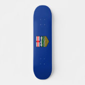 Flagge Alberta - KANADA Skateboard (Vorne)