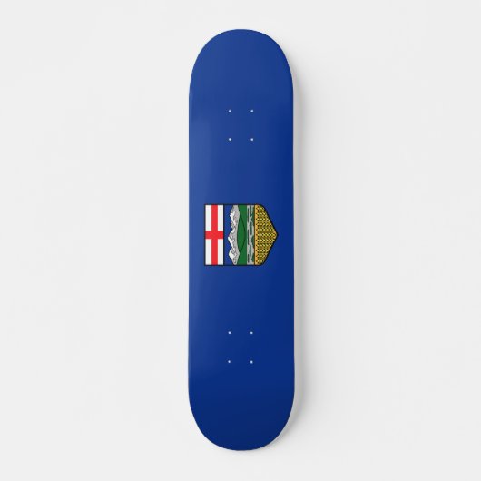 Flagge Alberta - KANADA Skateboard (Vorne)